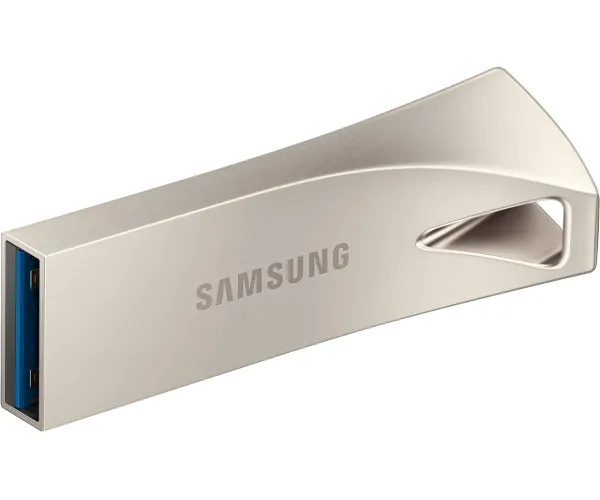 SAMSUNG BAR Plus 256GB - 400MB/s USB 3.1 Flash Drive Champagne Silver (MUF-256BE3/AM) 256 GB Silver