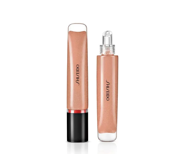 Shiseido Shimmer GelGloss - High-Shine Lip Gloss for Mirror-Like Crystalline Finish - 12-Hour Hydration - Weightless & Non-Sticky Kurumi Beige - 03