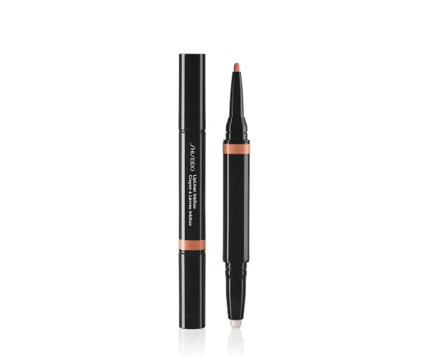 Shiseido LipLiner InkDuo (Prime + Line) - Primes & Shades Lips for Long-Lasting, 8-Hour Wear - Minimizes the Look of Fine Lines & Unevenness - Non-Drying Formula Beige - 02