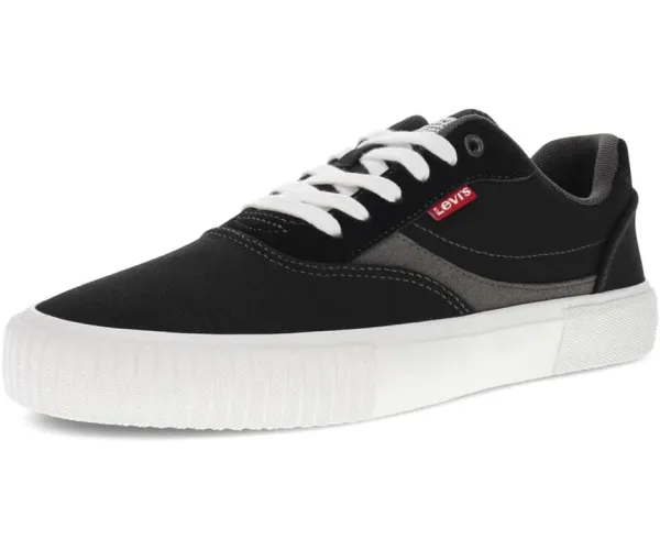 Levi's Mens Lance Lo DTE Casual Fashion Sneaker Shoe 9 Black/Grey