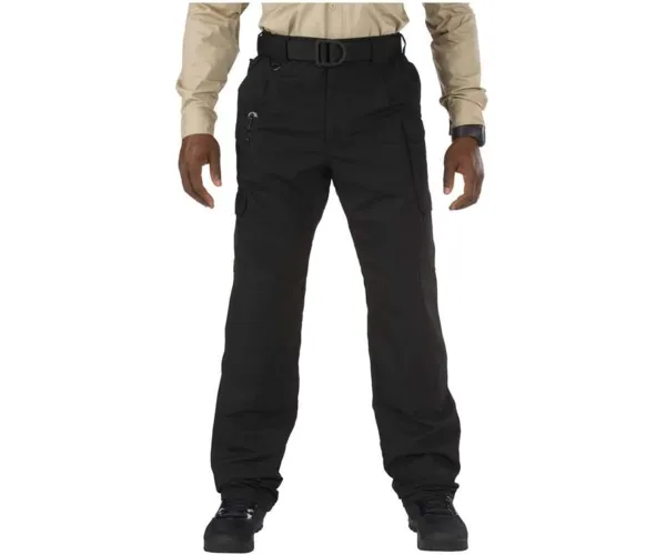 5.11 Tactical Men's Taclite Pro Lightweight Performance Pants, Cargo Pockets, Action Waistband, Style 74273 Black 32W x 30L