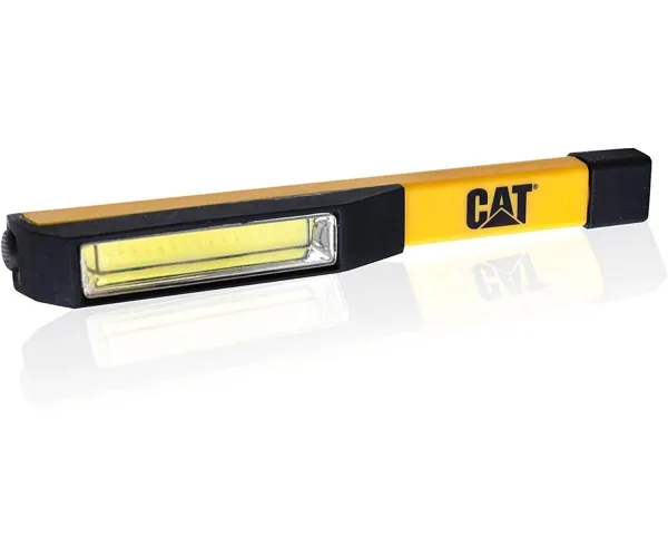 CAT CT1000 Pocket COB LED Flood Beam Pocket Work Light, Black/Yellow
