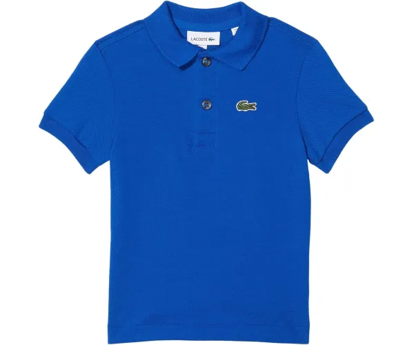 Lacoste Boys Short Sleeve Classic Pique Polo Shirt 6 Years Cobalt