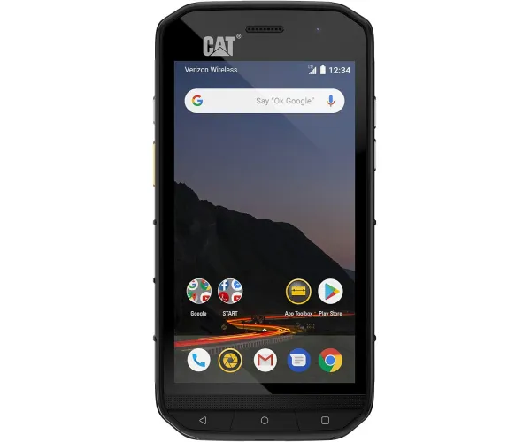 CAT PHONES S48c Unlocked Rugged Waterproof Smartphone, Verizon Network Certified (CDMA), U.S. Optimized (Single Sim) with 2 Year Warranty Including 2 Year Screen Replacement CS48SABNAMUNOD,Black