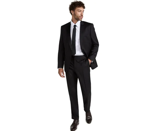 BOSS Men's Halven Slim Fit Tuxedo 50 New Black