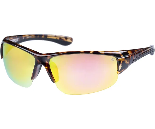Caterpillar Polarized Wrap Sunglasses Gloss Tort