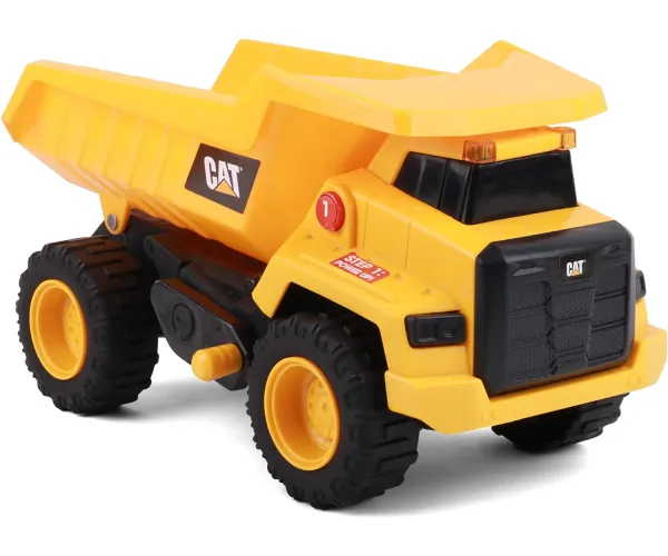 CAT Construction Toys Construction Power Haulers Dump Truck, Realistic Lights and Sounds, Motion Drive Technology, Working Features, & Realistic Construction Experience.