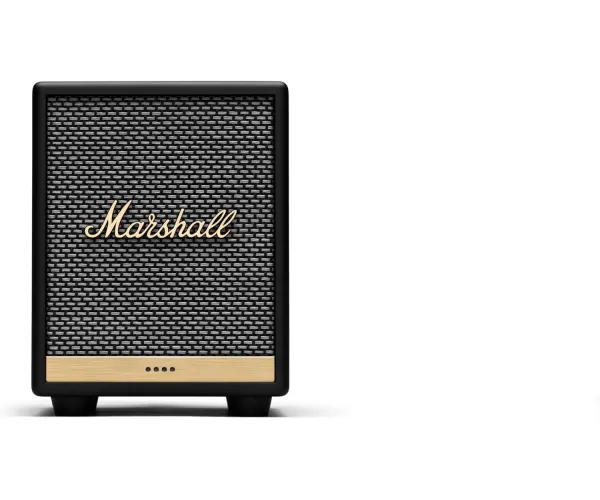 Marshall Uxbridge Home Voice Speaker with Amazon Alexa Built-In, Black Black Speaker