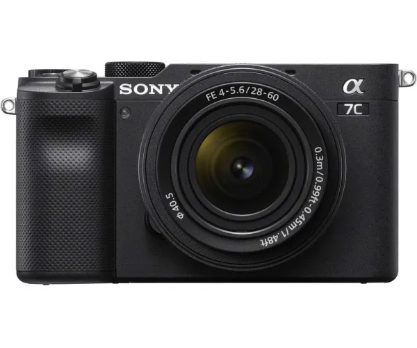 Sony Alpha 7C Full-Frame Compact Mirrorless Camera Kit - Black (ILCE7CL/B) Black Body w/ 28-60mm