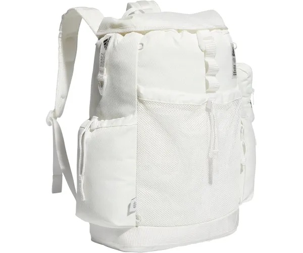 adidas Utility Premium Backpack, Non Dyed White, One Size One Size Non Dyed White
