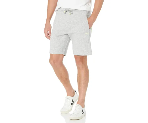 BOSS Men's Regular Fit Jersey Shorts Small Cement Melange Grey