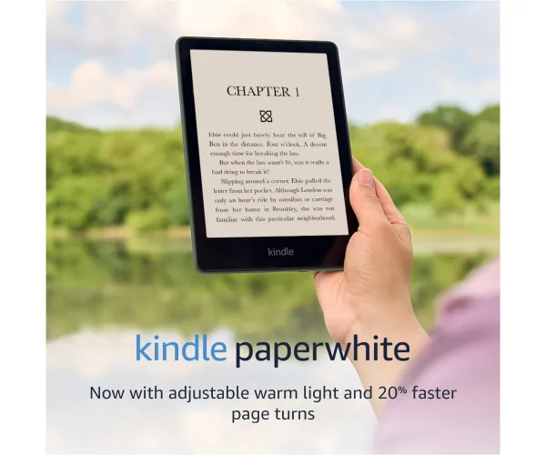 Amazon Kindle Paperwhite (16 GB) – Now with a larger display, adjustable warm light, increased battery life, and faster page turns – Agave Green Without Kindle Unlimited 16 GB Lockscreen Ad-Supported Agave Green