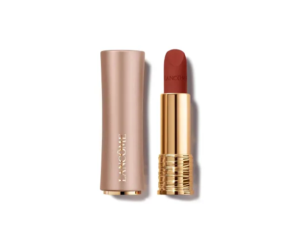 Lancôme L'Absolu Rouge Intimatte Hydrating Matte Lipstick - Buildable & Lightweight Formula with a Soft Matte Finish - Up To 12HR Comfort 299 French Cashmere: warm toasted caramel