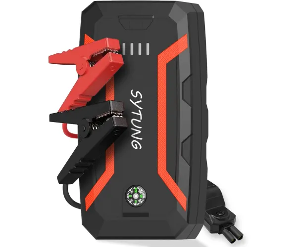 SYTUNG Car Jump Starter Emergency Start Power with Ultra Safe Lithium Battery, 12V Auto Battery Booster Pack, 2000A Peak 20000mAh Portable Power Bank Charger (Up to 6.0L Gas or 3.0L Diesel Engine)